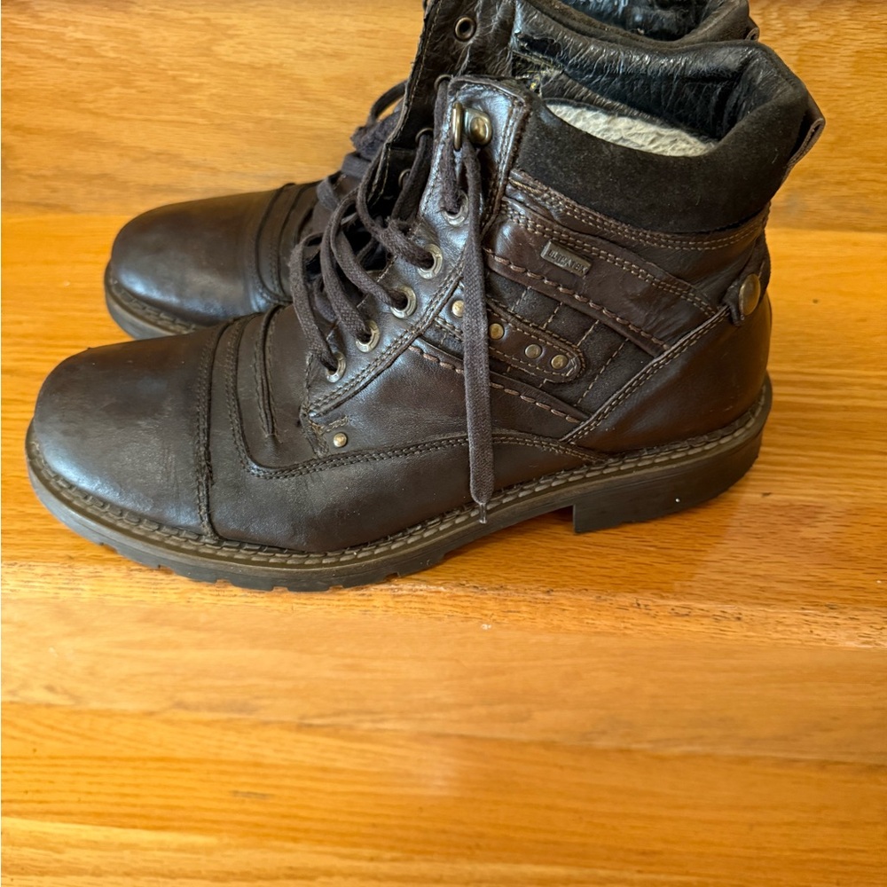 Men's Brown Leather winter  Boots